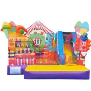 Skákací hrad Cirkus se skluzavkou