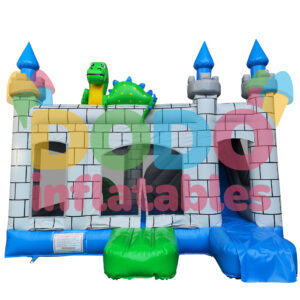 Skákací hrad Drak se skluzavkou